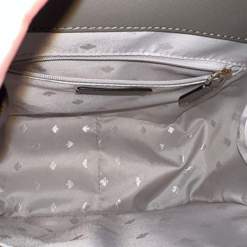 ⭐️NWOT⭐️Kate Spade Taupe Leather Backpack ~ Med - Picture 3 of 14